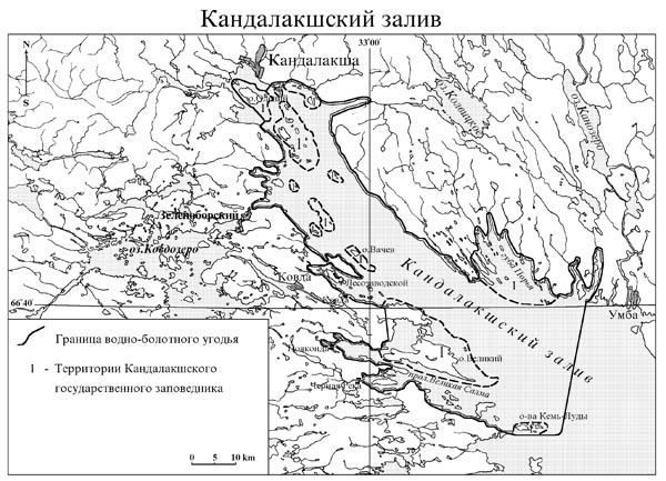 Кандалакшский залив, водно-болотное угодие